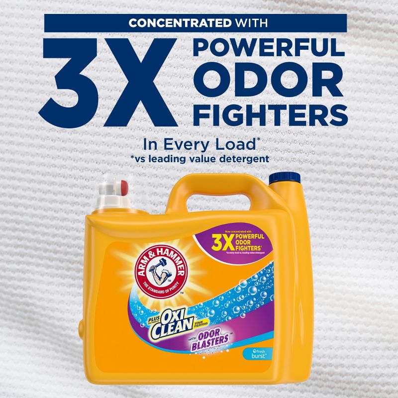 Arm Hammer Plus OxiClean Odor Blasters Liquid Laundry Detergent , 6 of 13