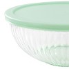 Gibson Clifftop 4 Piece 67oz and 114oz Glass Bowl Set with Lids in Mint - 4 of 4