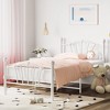 Whizmax Twin Size Metal Platform Bed Frame with Headboard and Footboard, Heavy Duty Mattress Foundation with Steel Slats Support, No Box Spring Needed - 3 of 4