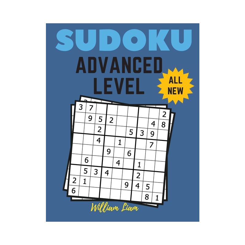 Brain Games 3*3 Sudoku Advanced Level For Savvy People - (Activity Books) 2nd Edition,Large Print by  William Liam (Paperback), 1 of 2