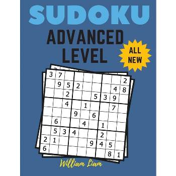 Brain Games 3*3 Sudoku Advanced Level For Savvy People - (Activity Books) 2nd Edition,Large Print by  William Liam (Paperback)
