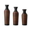 Floor Standing Vases Set of 3, PVC Decorative Floor Vase, 27/23/19 Inch Oversized Flower Vases for Fireplace Office, Hallway Standing Vases Brown - 4 of 4