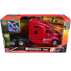 Kenworth T680 Truck Tractor Red "Long Haul Truckers" Series 1/32 Diecast Model by New Ray - 1 of 1