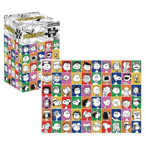 Aquarius Puzzles Peanuts Portraits 500 Piece Jigsaw Puzzle (Vertical Box) - 1 of 3