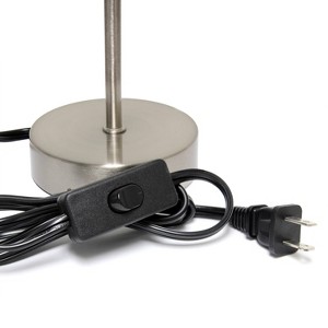 Creekwood Home 10.5" Iconic Mini Sand Nickel Table Lamp - 1 of 4