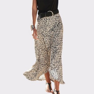 Women's High Low Printed Skirt - LASCANA - 1 of 4