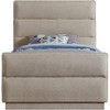 Meridian Furniture,Paxton Chenille Fabric Bed - 2 of 4
