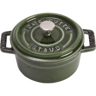 Staub Cast Iron Mini Round Cocotte, Dutch Oven, 0.25-quart, Serves 1, Made  In France, Cherry : Target