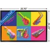 Trends International Jazz - Pop Art Instruments Framed Wall Poster Prints - 3 of 4