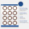 Avery Labels, 2" Diameter, Gold-Red-Green Plaid, Glossy, 120ct - 3 of 4