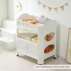 SereneVita Baby Diaper Changing Table, Nursery Changer, Baby Changing Station for Infant and Newborn, Sturdy & Sustainable, Removable Safety Belt - 3 of 4