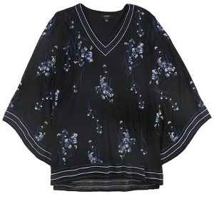 Alfani Womens Embroidered Pullover Blouse - 1 of 1