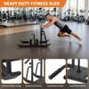 Weight Sled, Football Sleds and Chutes,Sled Push Gym Equipment with Adjustable Height Handle for Workout Fitness, Running Speed, Football, Strength - 4 of 4
