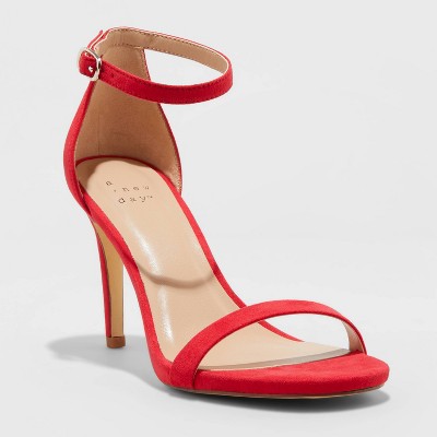 target strappy heels