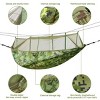 Racxily Camping Hammock, Portable Double Hammock with Net,600lbs Load 2 Persons Hammock w/Mosquito Net Outdoor Hiking, w/ Strap Hook Carry Bag - 3 of 4