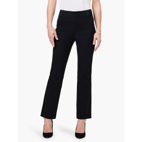 Lands' End Women's High Rise Bi Stretch Pintuck Pencil Ankle Pants