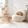 LAOTIES 55'' Multi-Level Cat Tree,Indoor Cat Tower with Scratching Posts,Hammocks,Ladders And Perches - 2 of 4