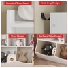 TackView 3-Tier Wooden Toy Storage Organizer & Bookshelf,5-Section Book Rack Daycare Furniture,for Nursery,Bedroom,School - 4 of 4