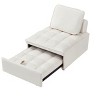 CAVINAS Armless Convertible Sleeping Single Sofa Bed Velvet Upholstered Couch with Removable Back for Apartment - 2 of 4