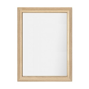 Apmir High-Strength Tempered Glass and Aluminum Alloy Framed French Cleat Mounted Wall Decor Mirror in matte black with 5-Year Warranty - 1 of 4