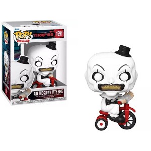 Funko POP! Movies: Terrifier - Art The Clown with Bike Vinyl Figure #1591 #80706 - 1 of 3