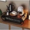 1 Set Of Iron Wood Coffee Capsule Storage Rack Office Storage Rack Drawer Type Capsule Storage Box - 4 of 4