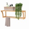 ClosetMaid Bamboo Wall Shelf With Hanging Rail - ClosetMaid - image 2 of 4