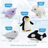 BenBen Ocean Stuffed Animal, Sea Creature Plush Toys with Iceberg Carrier Set for Kids Boys Girls - 2 of 4