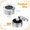 Unique Bargains Acrylic Foam Cushion Mini Diamond Display Boxes with Clear Top Lid 1.2" x 0.6" - 2 of 4
