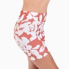 Calypsa Women's Chlorine Resistant High Waisted Mid-Thigh Swim Shorts - 3 of 4