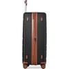 3 Piece Hardside Expandable Suitcase Sets with TSA Lock and Spinner Wheels, Carry On ABS Lightweight Suitcases for Travel Brown (20in/24in/28in) - 3 of 4