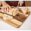 Home Mart Goods 16"x10" Heavy Duty Kitchen Chopping Butcher Block Organic Acai Wood Cutting Board - 3 of 4