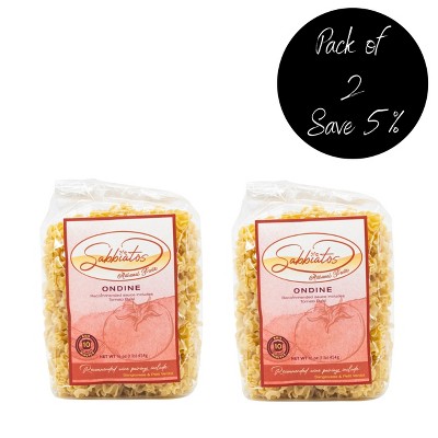 Sabbiatos 16 oz Ondine Pasta - Pack of 2