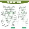 Coucheta 2Pcs Garden Cucumber Trellis Plant Support Stand Outdoor Rustproof Climbing Plants Vegetables Flowers Tomato Garden Trellis, 40x150Cm - 2 of 4