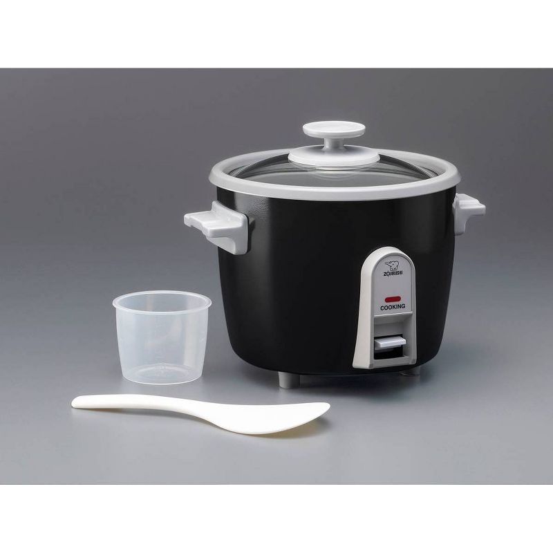 Zojirushi 3 Cup Automatic Rice Cooker &#38; Steamer - Black - NHS-06BA, 3 of 5