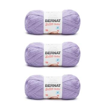Bernat Softee Baby White Yarn - 3 Pack of 141g/5oz - Acrylic - 3 Dk (Light) - 362 Yards - Knitting/Crochet