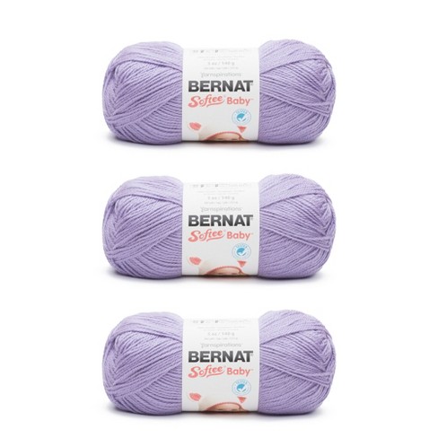 Lion Brand Baby Soft Yarn Light Pale Pink White Lot of 2 Skeins Variegated