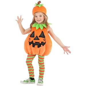 HalloweenCostumes.com Plump Pumpkin Costume for Toddlers - 1 of 3