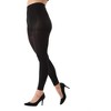 Memoi Completely Opaque 80 Denier Control Top Footless Tights - image 4 of 4