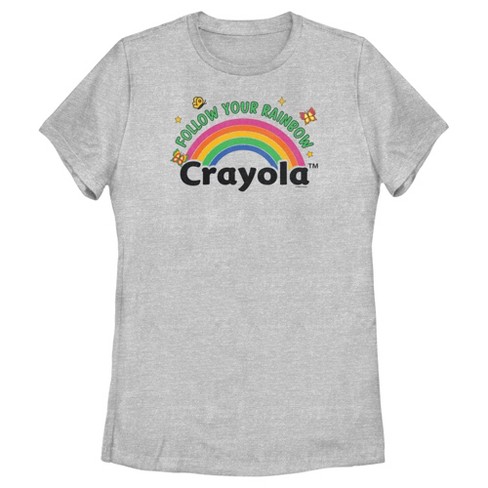 Women's Crayola Follow Your Rainbow Logo T-Shirt - image 1 of 4