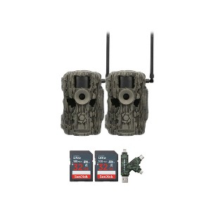 Stealth Cam (Two) Fusion MAX Dual Sim 36MP Trail Camera with 32GB Memory Cards and Card Reader - 1 of 4