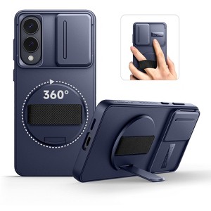 SURITCH for Samsung Galaxy S25 Edge Case with 360° Rotatable Hand Strap Phone Grip & Invisible Kickstand & Slide Camera Cover - 1 of 3