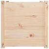 vidaXL Garden Planters 2 pcs White 60x31x31 cm Solid Pinewood - 4 of 4