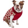 Pet Life (R) Fashion Weaved Heavy Knit Designer Ribbed Turtle Neck Dog Sweater - 2 of 4