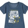 - Pokémon - Gotta Catch Em All Graphic Short Sleeve Fleece Dress - 2 of 4