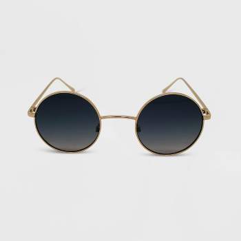 Women's Metal Round Sunglasses - Wild Fable™ Gold