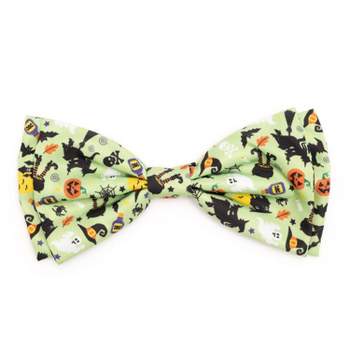 The Worthy Dog Chili Pepper Adjustable Bow Tie Accessory - Lime - S ...