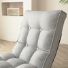 GlasFlength Accent Chairs Modern Lounge Chair with Streamlined Comfort for Living Room or Reading Nook, Gray,41.3”*23.6”*29" - 4 of 4