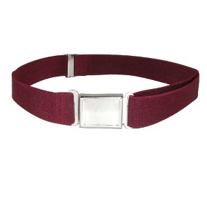 CTM Kids' Adjustable Elastic Belt with Magnetic Buckle (Pack of 3) - 1 of 3