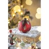 YOOCOZZ Eye-catching Christmas Decor, Party Accessories Set - Red Xmas Ball Ornaments, Glass Decorative Hanging Ball Xmas Tree Ornaments - 4 of 4